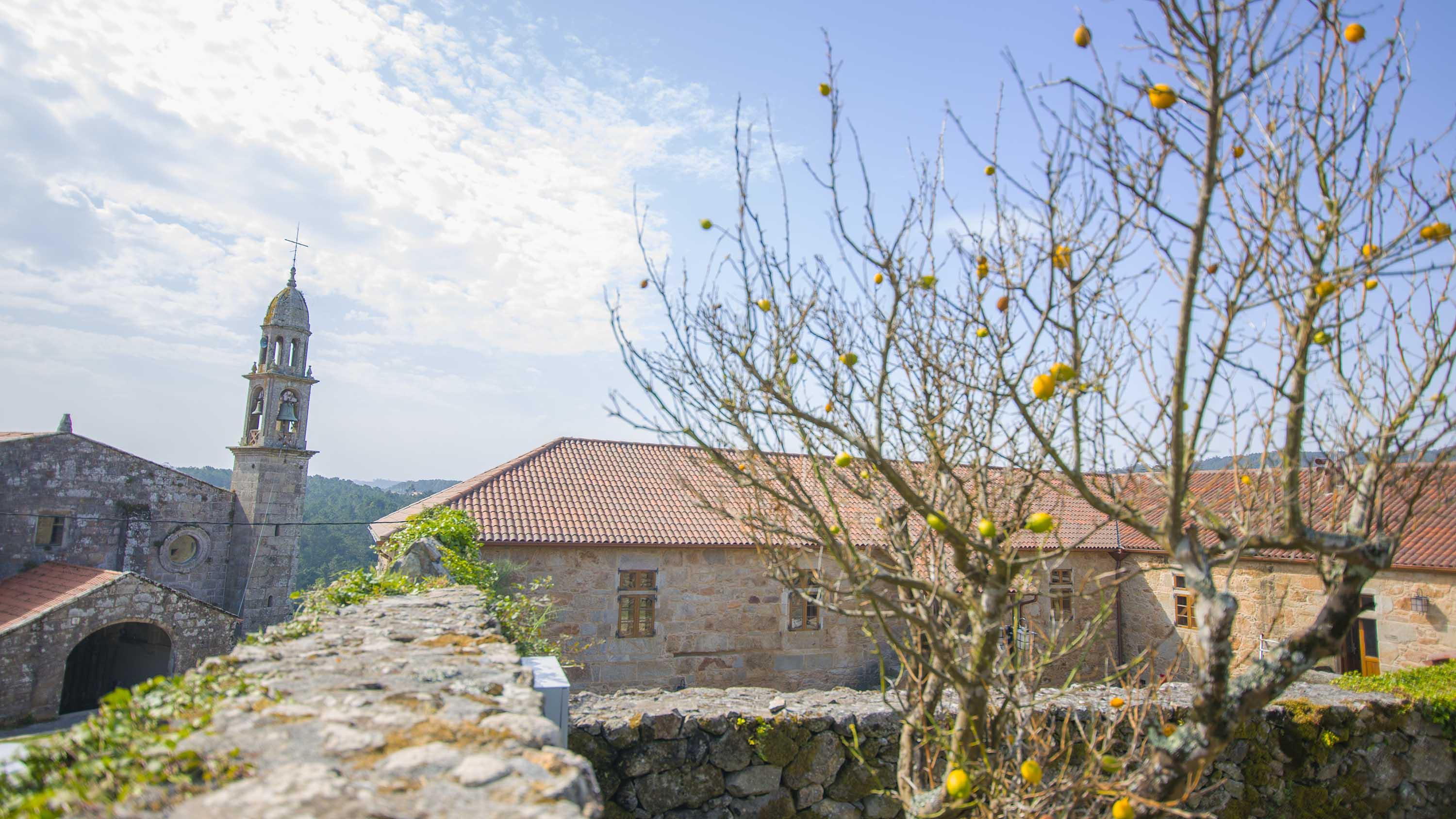 Monasterio Y Pension De Moraime Kültér fotó