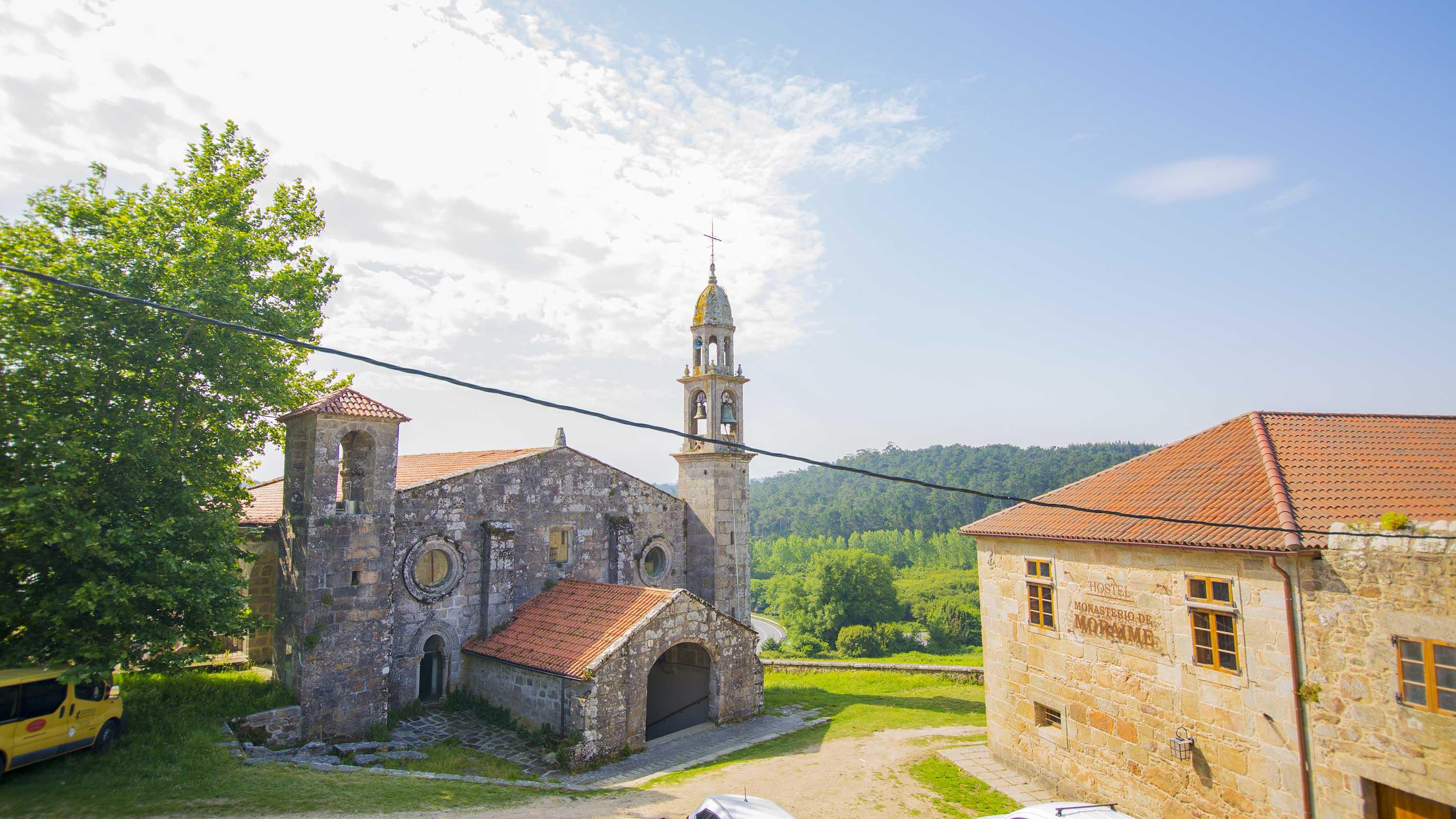 Monasterio Y Pension De Moraime Kültér fotó