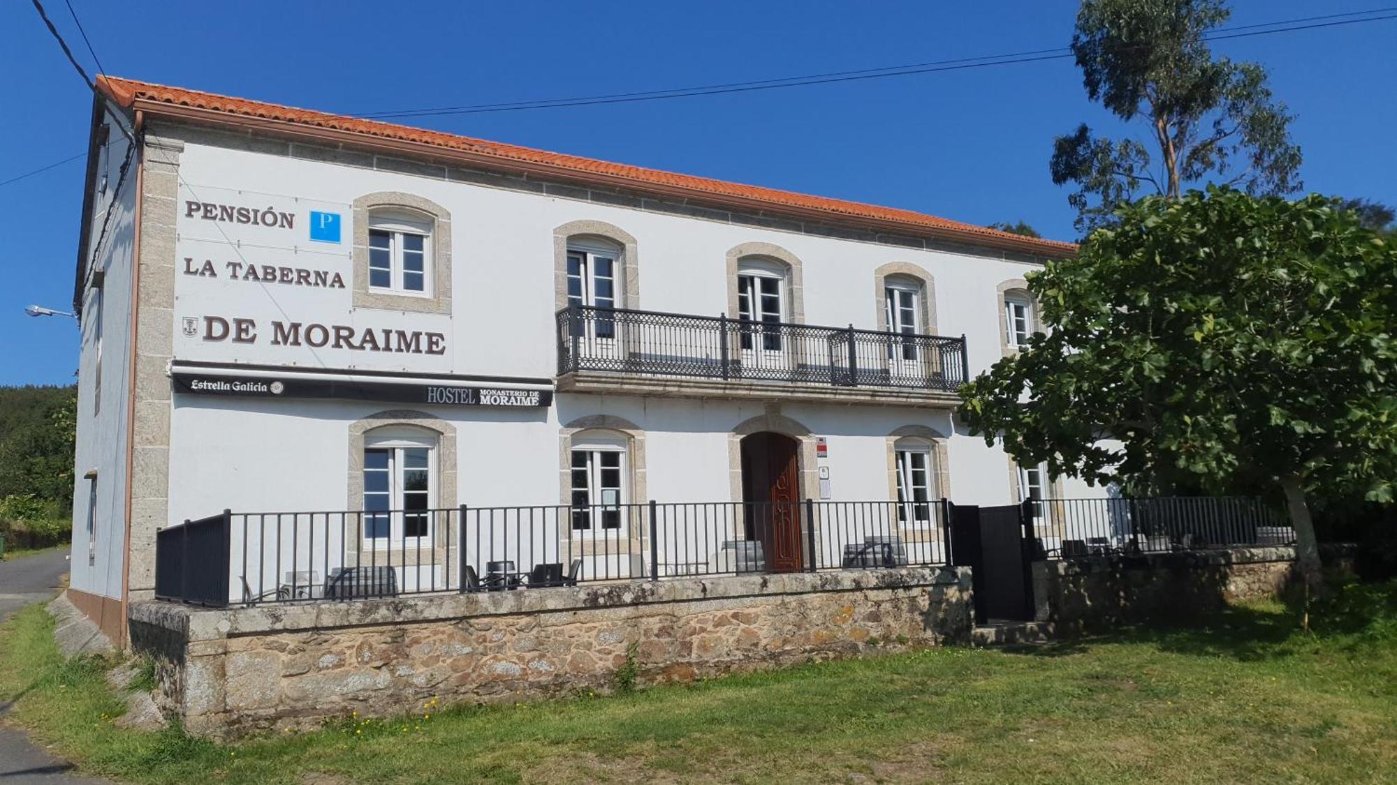 Monasterio Y Pension De Moraime Kültér fotó